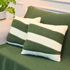 Capa de Almofada Tricot Decorativa Sofá Cama Siena Home Decor 45x45cm