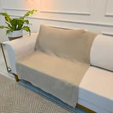 Manta de Tricot Sofá Poltrona 150x100cm Siena Decor Sala