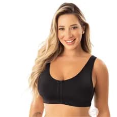 Top Sutiã Básico Confortável Lateral Largas Alças Grossas Sem Bojo Feminino