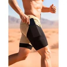 Shorts Liner Active 2 Em 1 - Bienpati - Corrida - Academia
