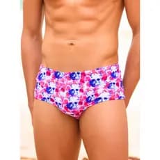 Sunga Rose Com Bojo Removível Masculina Sungão Cavada Moda Praia Verão Premium Bienpati