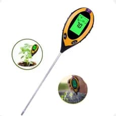 Medidor Solo Digital Ph Plantas Terra Umidade Temperatura Multifunção