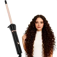 Modelador de Cachos Cônico 9mm Profissional Aquecimento Rápido Maquina Potente
