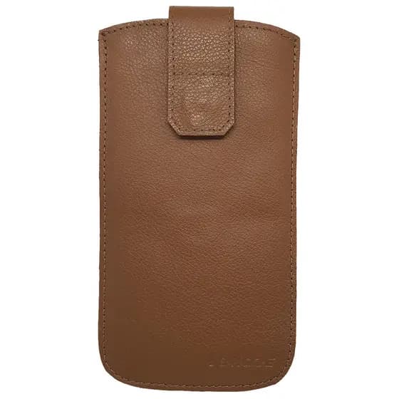 Case Capa Capinha Sob Medida Celular Smartphone Couro Legítimo com Alça para Cinto e Fecho Sarroche