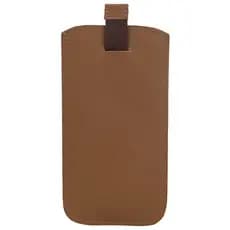 Case Capa Capinha Sob Medida para Celular Smartphone em Couro Legítimo com Puxador Sarroche