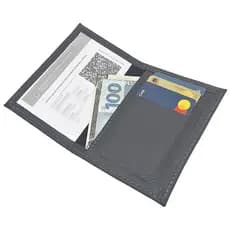 Carteira Porta Cartão Documentos Carro Moto Rg Cpf Couro Legítimo Várias Cores Sarroche