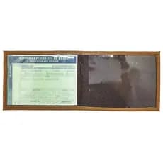 Porta Documentos Carro Moto Cnh Carteira Slim Couro Legítimo Sarroche