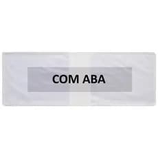 Kit 100 Unidade Miolo Refil Plástico Com Aba Carteira Rg Cnh