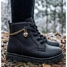 Bota infantil Menina 20ao36 Botinha Infantil Feminina Coturno Infantil Menina Bota Infantil Feminina