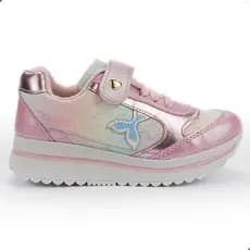 Tenis infantil Menina Tenis infantil Feminino Criança Sereia Rosa Tenis Menina