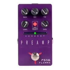 Pedal Flamma Fs06 Preamp - 7 Amps Em 1 Pedal Cor Púrpura