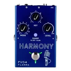 Pedal Flamma Fv04 Vocal Harmonizer Azul
