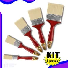 Pincel Multiuso Pintura Trincha Para Construção Kit pincel Tamanhos Variados