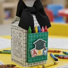 Caixa para Colorir com Giz de Cera Formatura do ABC lembrancinha/ PERSONALIZADA/ FORMATURA