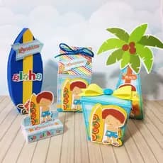Kit Festa Praia Menino | Lembrancinhas | Festa infantil | Aniversário | Personalizados