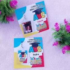 KITS CHAVEIROS PERSONALIZADOS | ACRÍLICO FRENTE E VERSO 3X4 | LEMBRANCINHAS PERSONALIZADAS