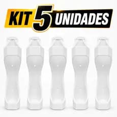 Kit Suporte Para Vara De Pesca Parede Universal Preto Branco Kit Organizador Vertical