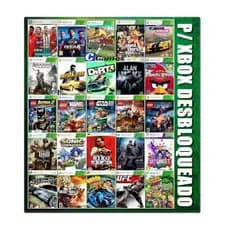 Hd Xbox 250g Rgh C/ 30 Jogos Completos E + 2000 Retrô