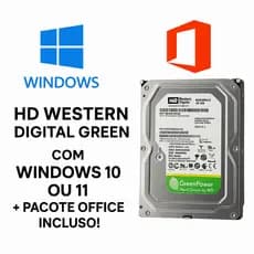 🖥️ HD 500GB (WD/Samsung/Seagate) + Windows 10/11 + Pacote Office Completo 🖥️