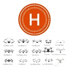 Pista De Pouso Decolagem Drone Heliponto Landing  40 Cm Alta Resistência e Qualidade