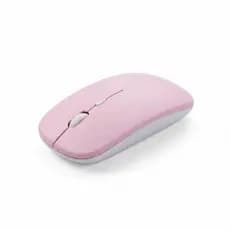 Mouse Rosa com LED RGB, Escritorio, Home Office, iluminação elegante e efeito refletido Premium