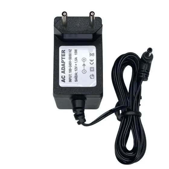 Fonte Carregador 12V 1.25A Compatível Alexa Echo Dot 3ª Geração 15.0W