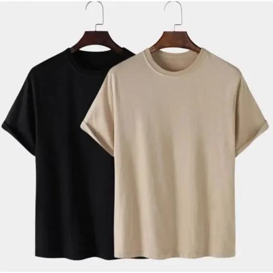 Kit 2 Camisetas Basica T-Shirt Streetwear Promoção Pack 2 Camisas Gola Redonda Unissex