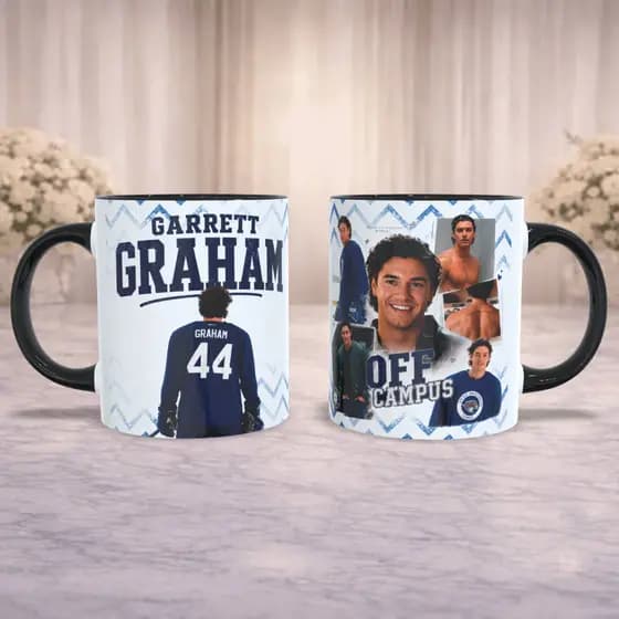 Caneca Personalizada Inspirada em Off Campus Série Para Fãs de Romance Universitário | Garrett Graham