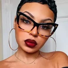 Molduras De Olhos De Gato Óculos Feminino Armação Retrô Moda