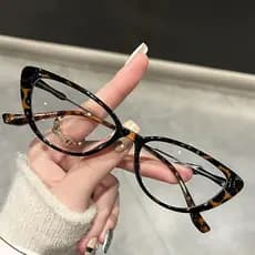 Óculos Femininos Masculinos Lentes Ópticas Transparentes