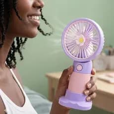 Mini Ventilador Portátil USB Recarregável