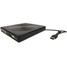 Leitor de Cd e DVD  Tipo c e Usb 3.0 2 Plug Drive Externo para Notebook 5 Gbps