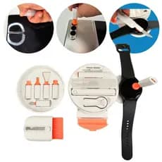 Kit de Limpeza Notebook Limpa Celular Kit 25 em 1 Pinceis de Limpeza Macio e Duro Borrifador Suporte