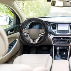 Capa de Volante para Carro Material de Pelúcia Toque Macio e Elegância Variedade de Cores