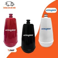 Refil Para Torneira Filtro Bica Móvel E05 Cor Preto Vermelho Branco Acquabios