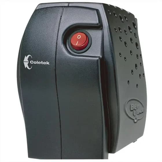 Estabilizador 500VA Coletek ES-500VA Bem Ligado - Entrada Bivolt Manual e Saida 115V - ES-500VA-BM