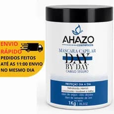 Máscara de hidratação Day by Day 1kg Ahazo Creme de cabelo Crescimento e proteção diária