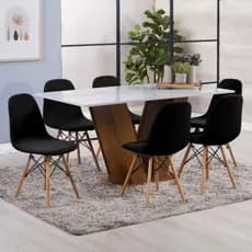 Kit Capa para Cadeira com 4,6,8 e 12 Unidade com Elástico em Malha Gel Charles Eames-