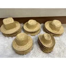 Mini Chapeu Palha Festa Junina 12cm/14cm/16cm/18cm/23cm ParaBebe(0-1anos) Unidade