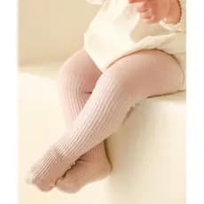 Meia Calça Com Pe De algodao Canelada Infantil Menono/Menina Termica Macia Inverno Confortavel Linda~~v