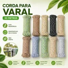 Cordas de Nylon Multicoloridas Resistente Multiuso e Cordas De Varal Sortidas
