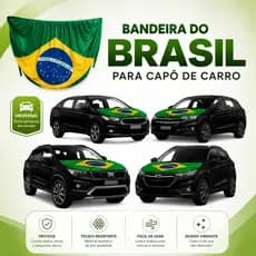 Bandeira Do Brasil Para Capô De Carro E Camionete Unidade Grande Copa do Mundo