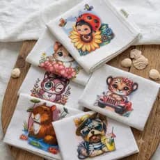 Panos de Prato Pé de Galinha (Kit com 40, 50 e 100 Panos de Alta Absorção e Qualidade)