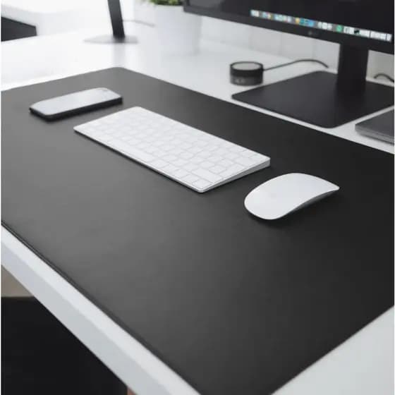MousePad Grande 90x40 Desk Pad Couro Gamer Office