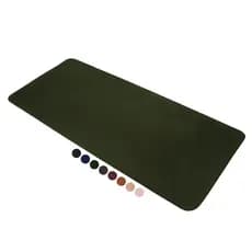 MousePad Grande Verde Desk Pad Couro Gamer Office