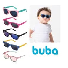 Óculos De Sol Infantil Buba Com Armação Flexível E Estojo