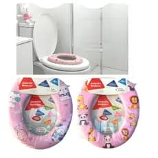Assento Redutor Infantil Menina Almofadado Vaso Sanitário