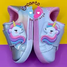 TÊNIS UNICÓRNIO DELICADO CASUAL LANÇAMENTO INFANTIL