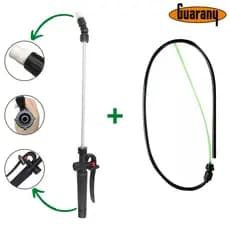 Lança Completa Guarany + Mangueira Com Pescador Pulverizador Guarany 10l E De Alavanca