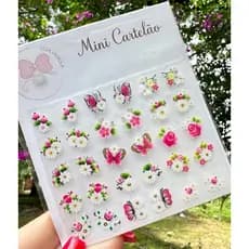 MINI CARTELÃO adesivos para unhas com 30 UNIDADES